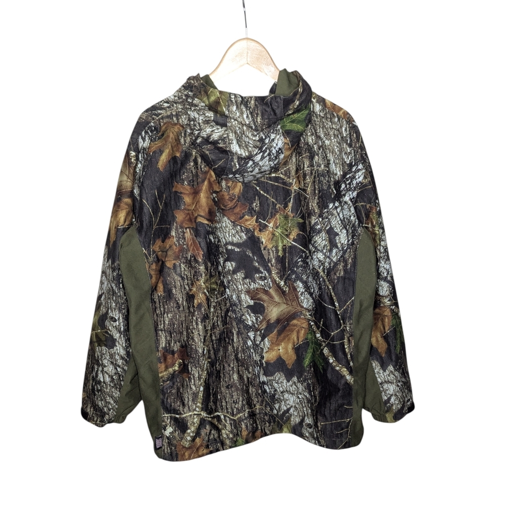 Sports Afield Jacket Men’s XL Camo Hooded Full Zip Hunting Realtree Style Lined - Picture 2 of 16